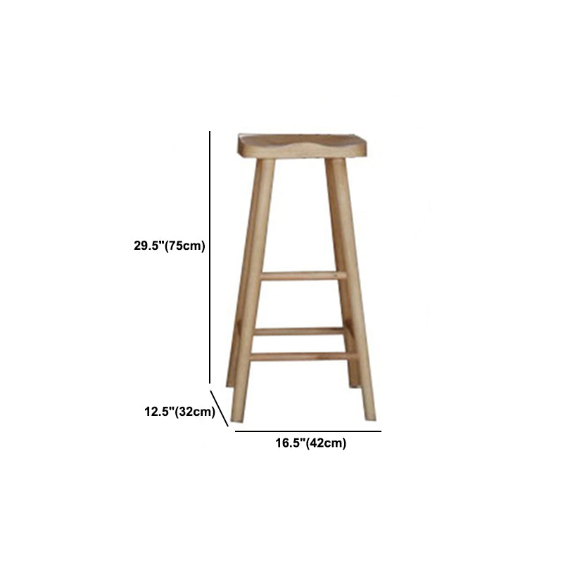 Luxury Rectangle Solid Wood Bar Table Set 1/2/3 Pieces Counter Table with Stools