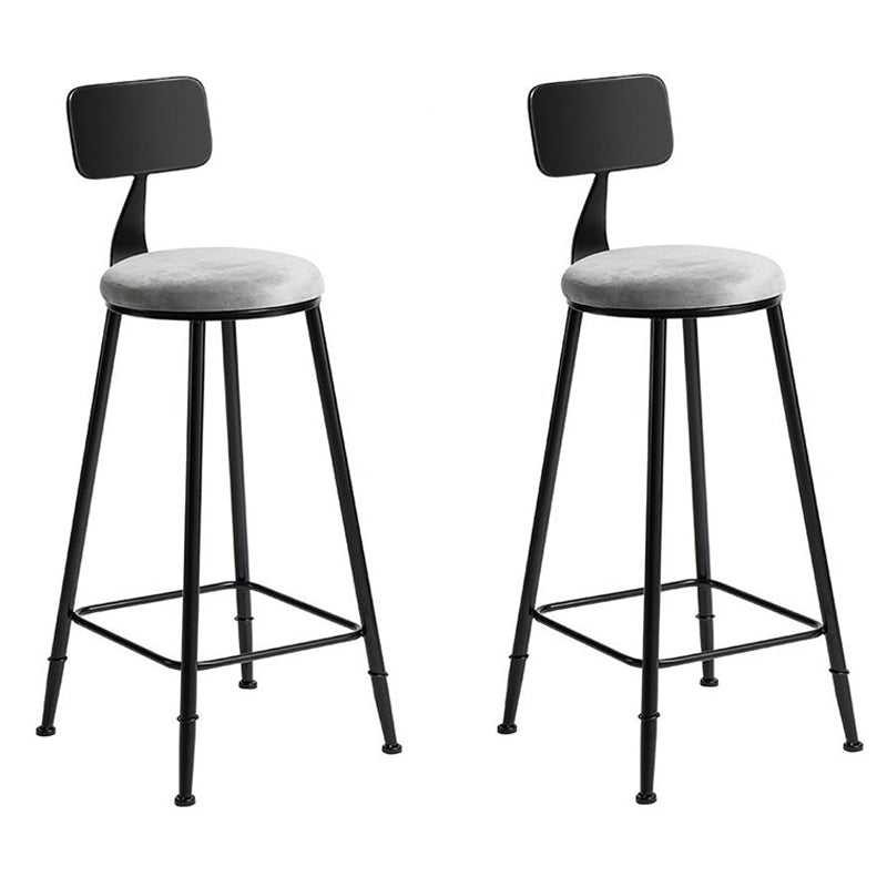 Glam Round Stone Bar Table Set 1/2/3/4 Pieces Counter Table with High Stools