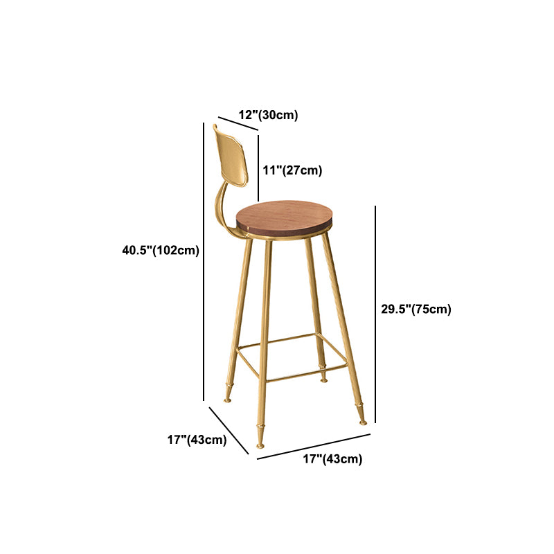 Glam Round Stone Bar Table Set 1/2/3/4 Pieces Counter Table with High Stools