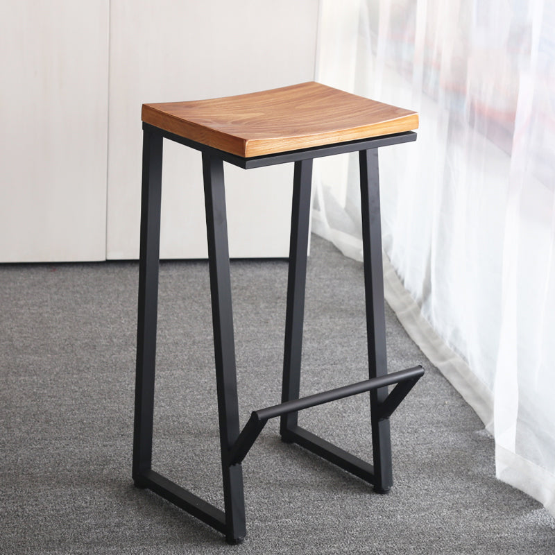 Modern Rectangle Pine Wood Bar Table Set 1/5/6 Pieces Counter Table with High Stools