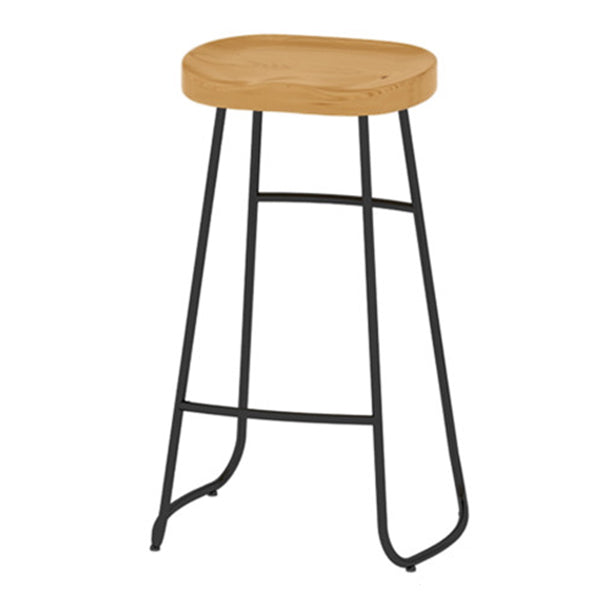 Modern 1/7 Pieces Bar Table Set Rectangle Pine Wood Counter Table with High Stools