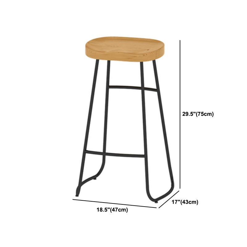 Modern 1/7 Pieces Bar Table Set Rectangle Pine Wood Counter Table with High Stools