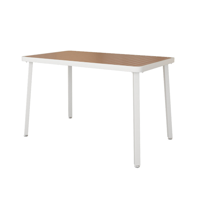 Modern 1/2/3/4/5 Pieces Dining Set Wood Dining Table for Courtyard Balcony