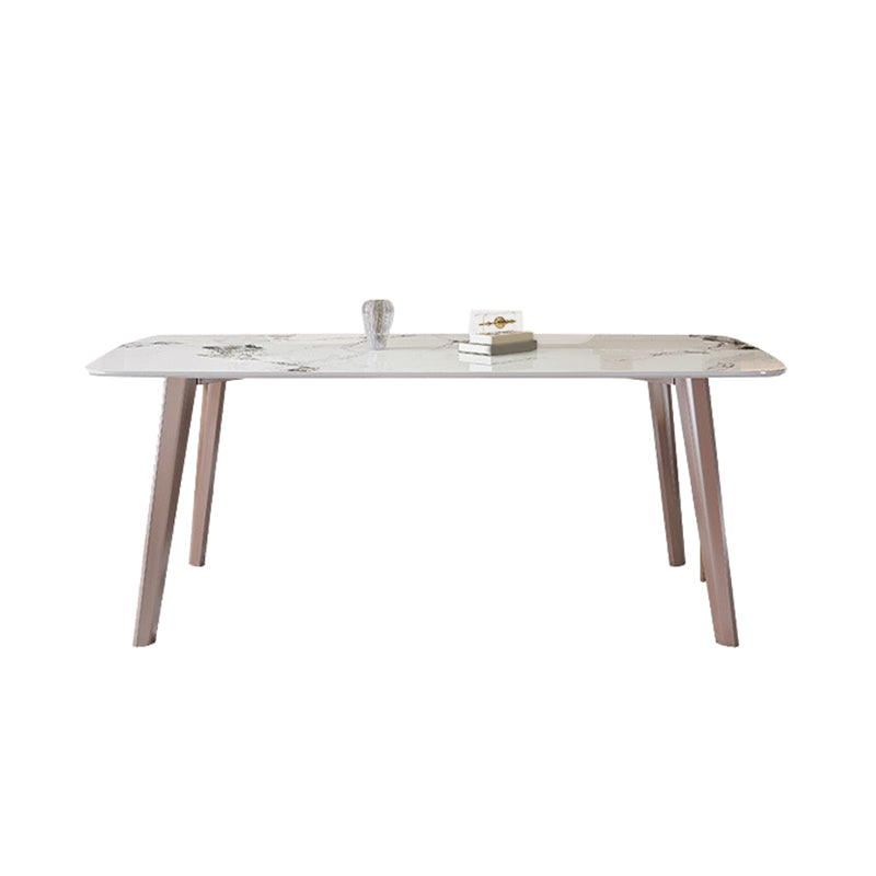 Nordic Sintered Stone Top Dining Set Rectangle 1/2/5/7 Pieces Dining Table Set