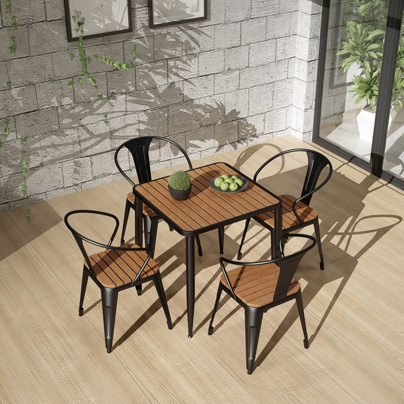 Modern Metal Dining Set 1/4/5/7 Pieces Dining Furniture for Kitchen