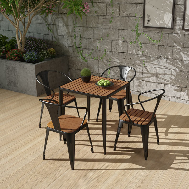 Modern Metal Dining Set 1/4/5/7 Pieces Dining Furniture for Kitchen