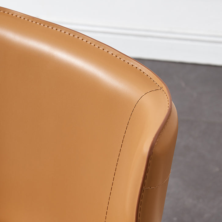 Modern Style Leather Dining Side Chair Wingback Side Chair for Restaurant Use