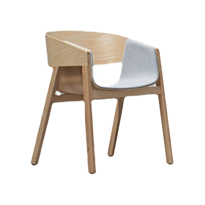 Traditional Wood Dining Arm Chairs Open Back Dining Side Chair