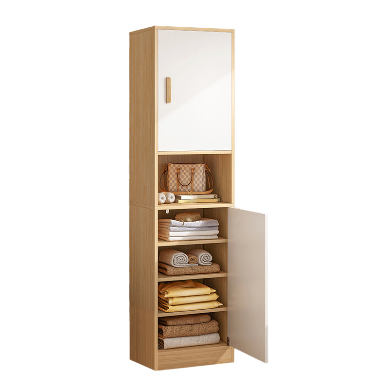 Non-Hanging Storage Cabinet Engineered Wood Cabinet for Bedroom