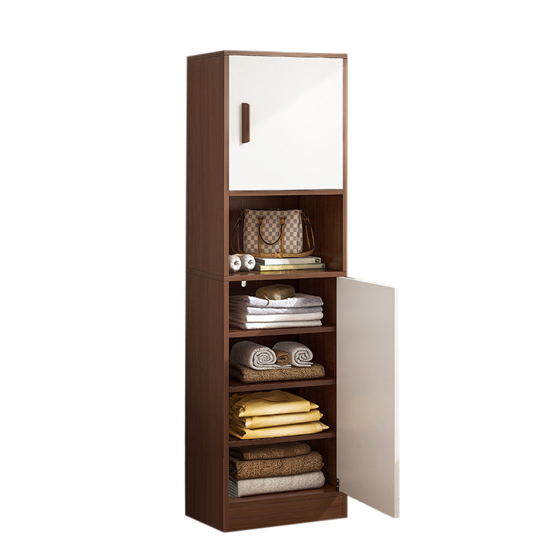 Non-Hanging Storage Cabinet Engineered Wood Cabinet for Bedroom
