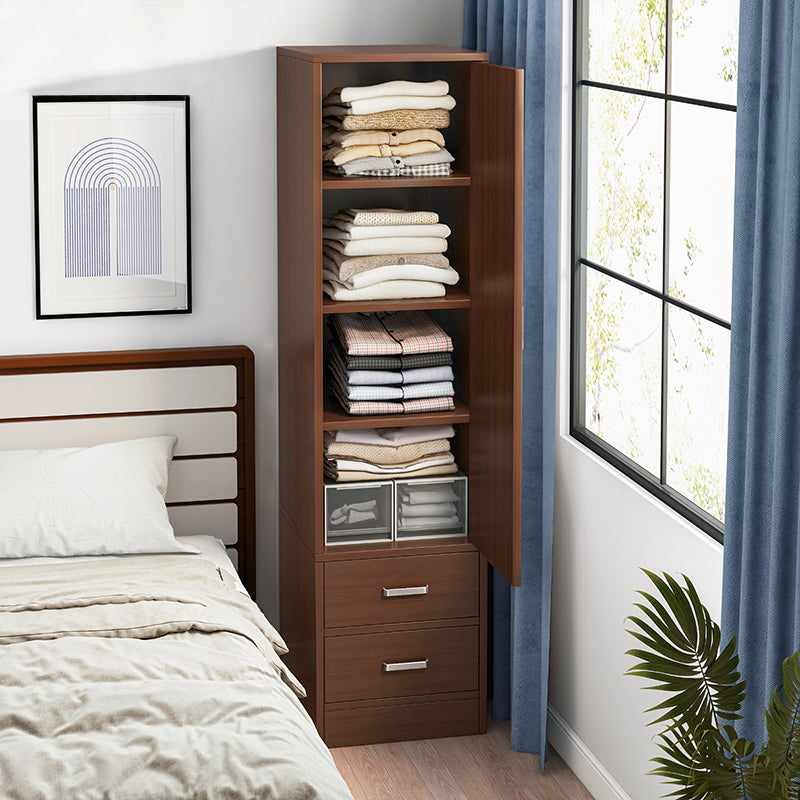 Non-Hanging Storage Cabinet Engineered Wood Cabinet for Bedroom
