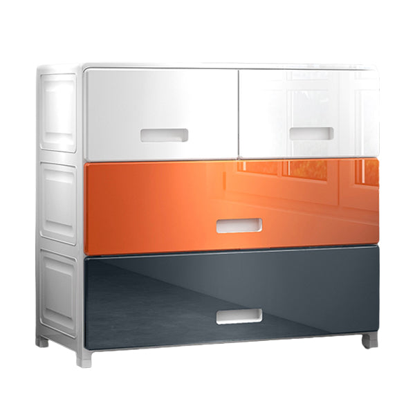 Plastic Storage Cabinet With Drawer Non-Hanging Armoire With Legs