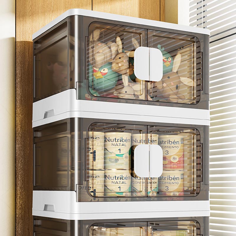 Hinged Storage Cabinet Contemporary Non-Hanging Wardrobe Closet