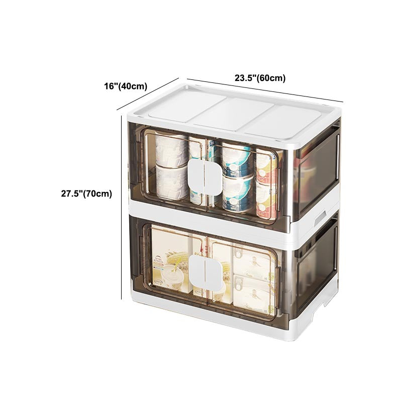Hinged Storage Cabinet Contemporary Non-Hanging Wardrobe Closet