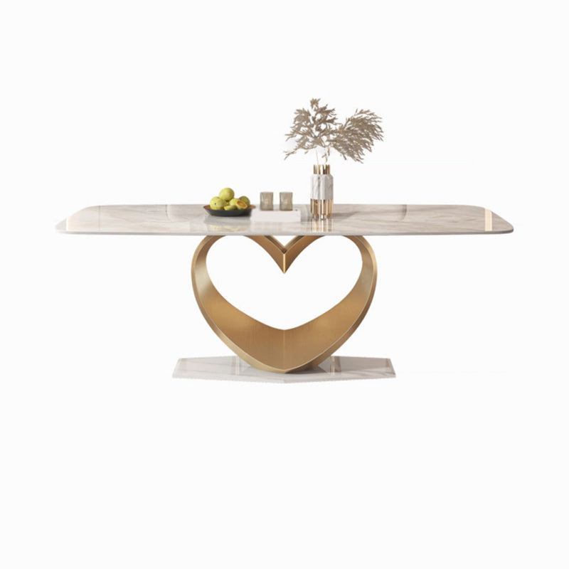 Designer Style Sintered Stone Top Dining Set Rectangle 1/2/5/7/9 Pieces Dining Table Set