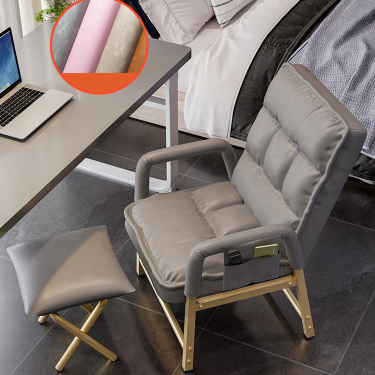 Modern Computer Chair Adjustable Back Height Office Mid-Back Chair