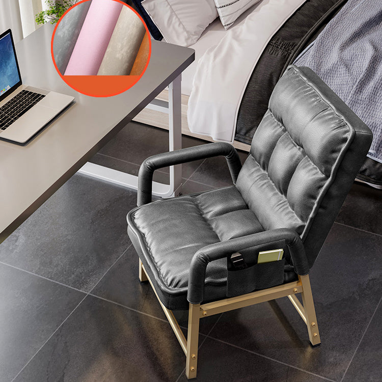Modern Computer Chair Adjustable Back Height Office Mid-Back Chair
