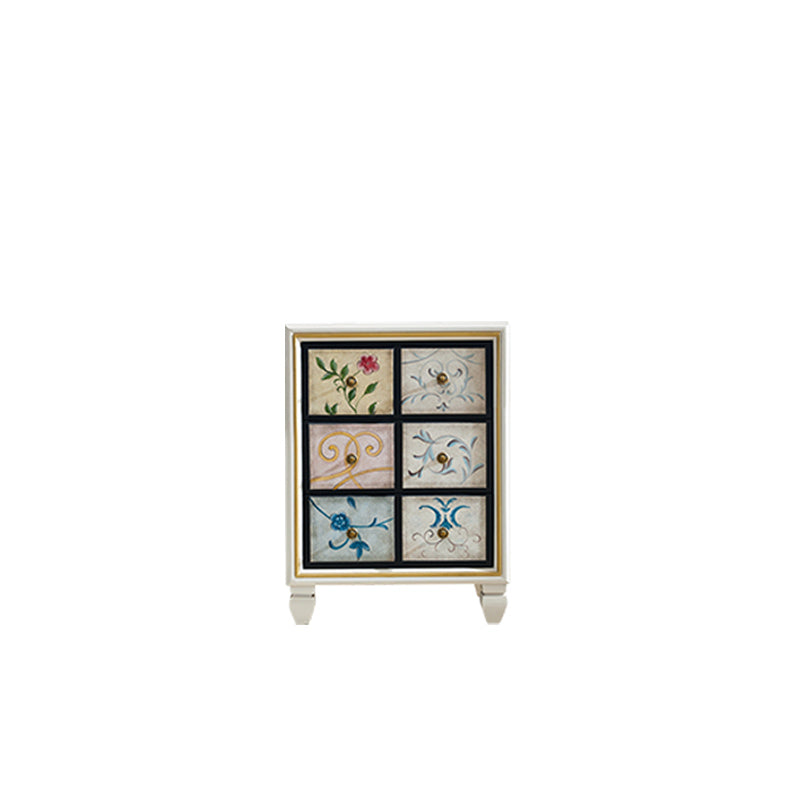 Traditional Style Lingerie Chest Vertical Wooden Storage Chest with 3 / 4 / 5 Drawers