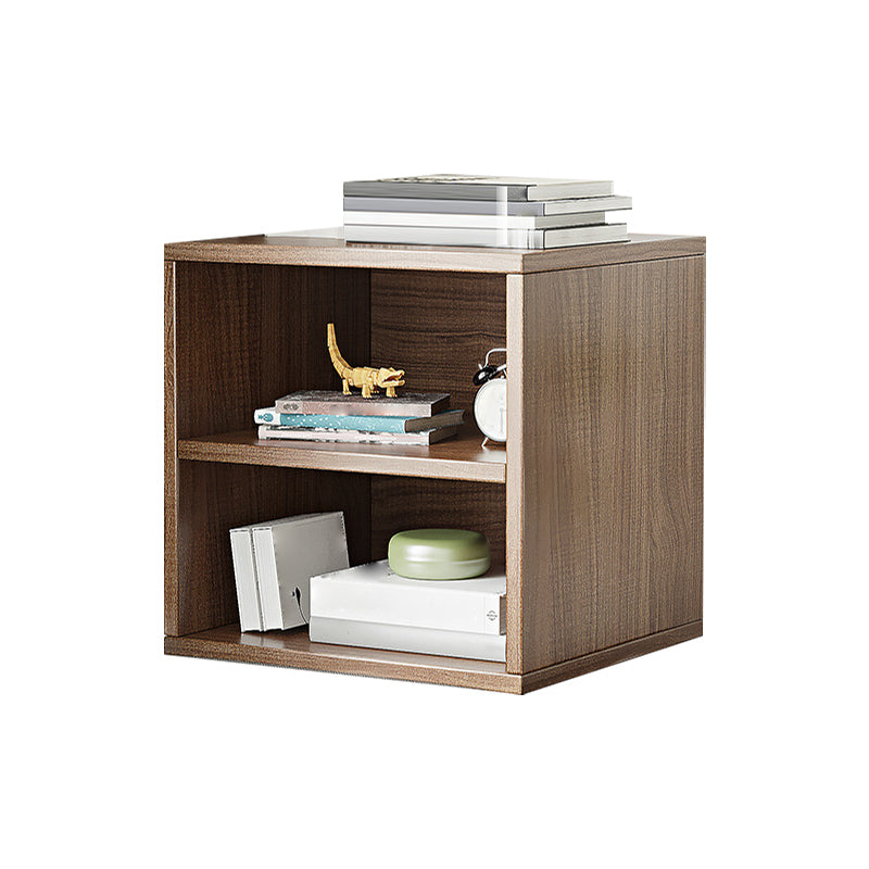 Scandinavian Standard Book Shelf 11.8" W Wood Bookcase for Home