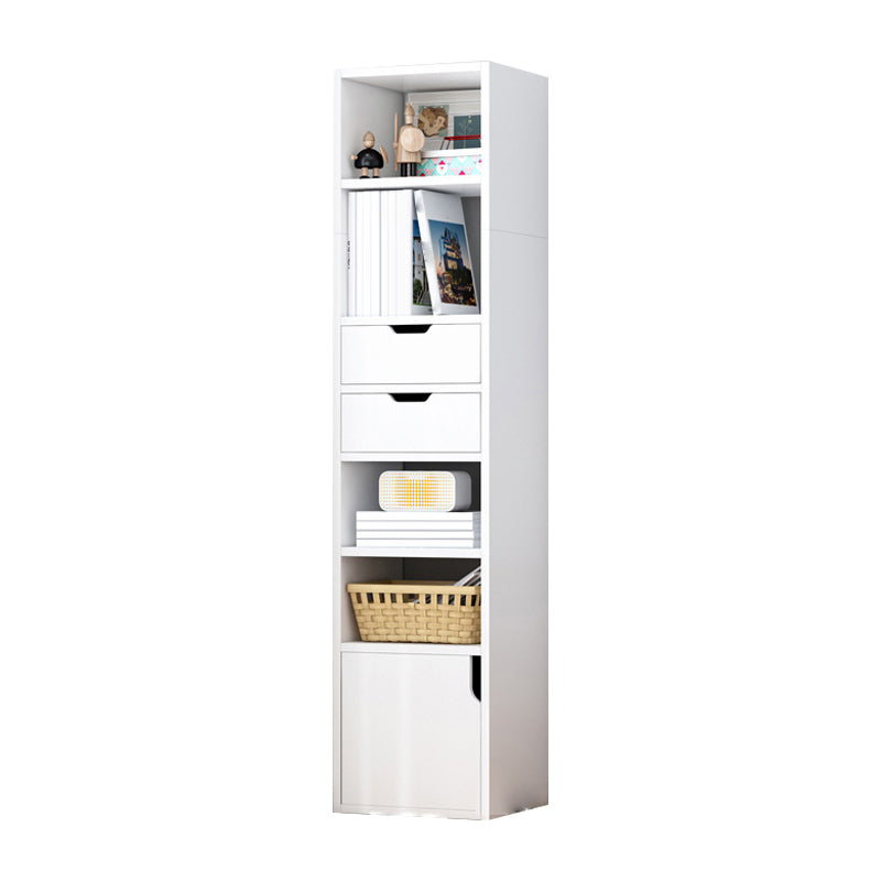 Wooden Bookcase Modern Home Living Room Study Corner Bookshelf