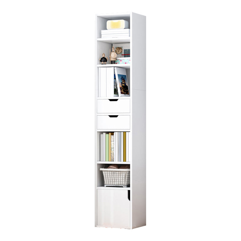 Wooden Bookcase Modern Home Living Room Study Corner Bookshelf