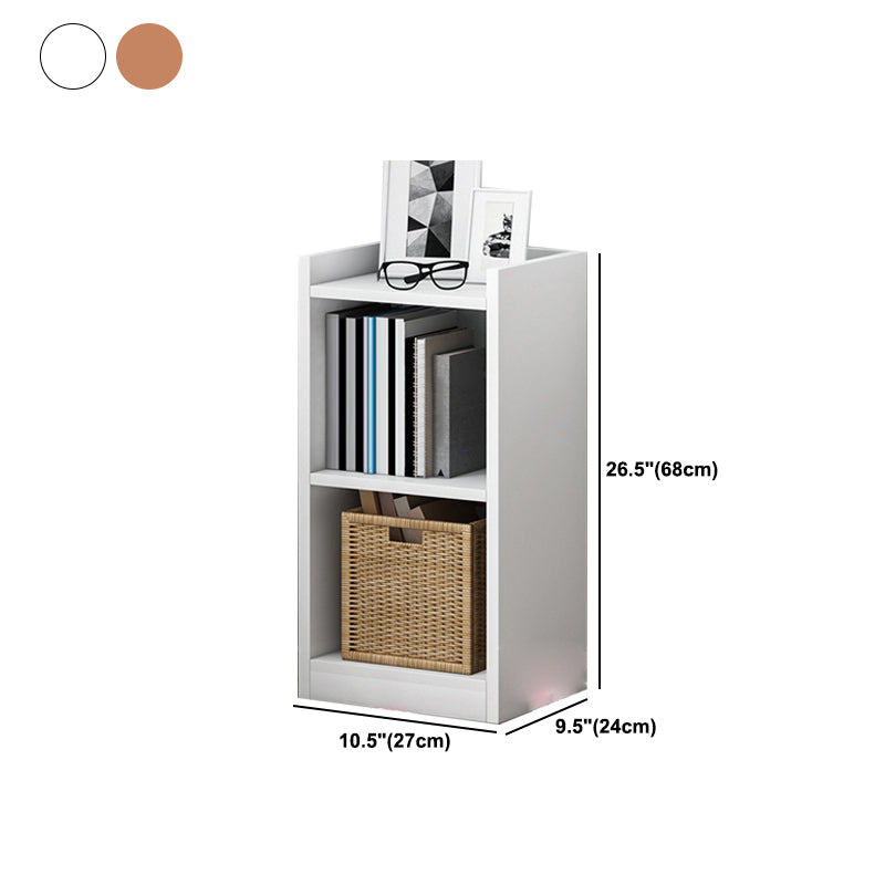 Wooden Bookcase Modern Home Living Room Study Corner Bookshelf