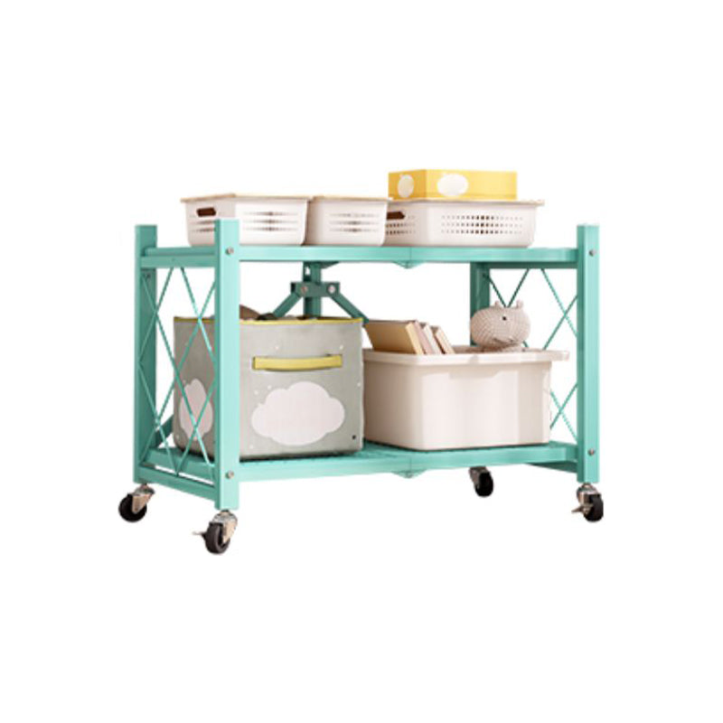 Modern Metal Bookcase, Geometric Open Back Bookshelf for Any Room