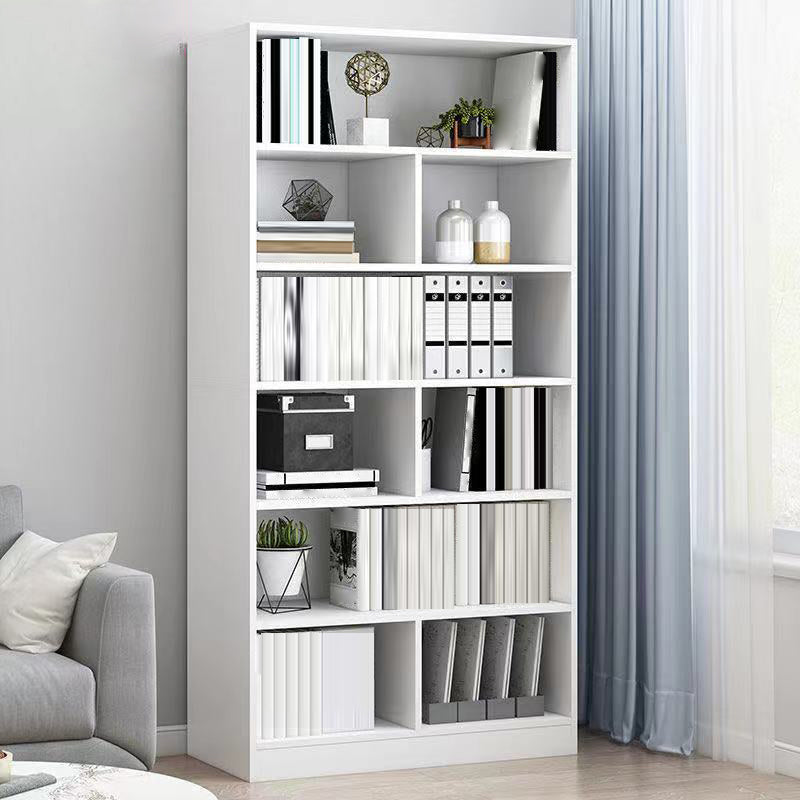 Closed Wooden Bookcase Modern Home Bedroom Living Room Standard Bookshelf