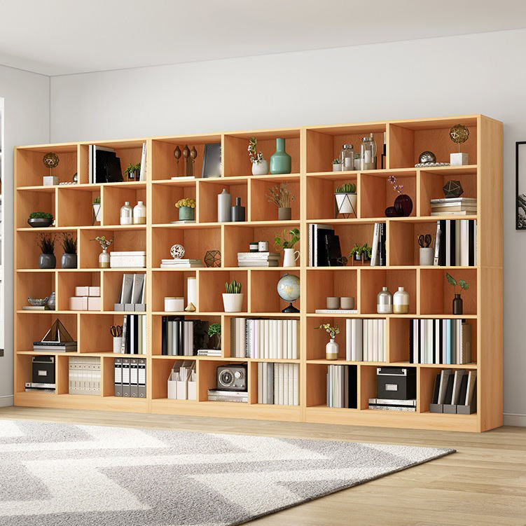 Closed Wooden Bookcase Modern Home Bedroom Living Room Standard Bookshelf