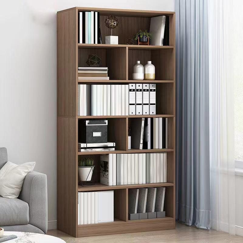 Closed Wooden Bookcase Modern Home Bedroom Living Room Standard Bookshelf