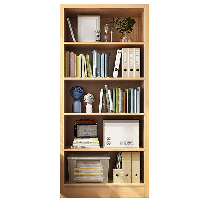 Closed Wooden Bookcase Modern Home Minimalist Living Room Standard Bookshelf