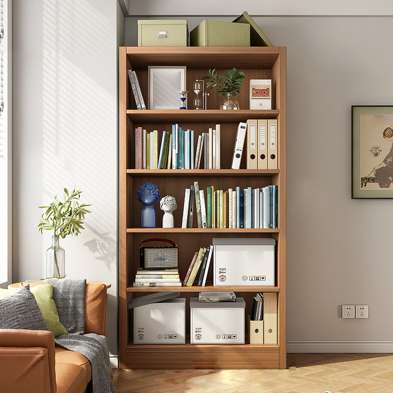 Closed Wooden Bookcase Modern Home Minimalist Living Room Standard Bookshelf