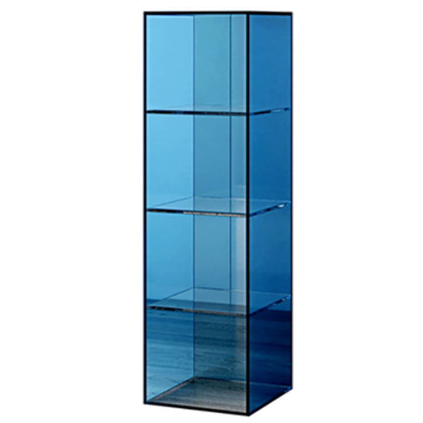 Closed Back Storage Bookshelf Scandinavian Standard Acrylic Bookcase
