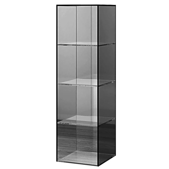 Closed Back Storage Bookshelf Scandinavian Standard Acrylic Bookcase