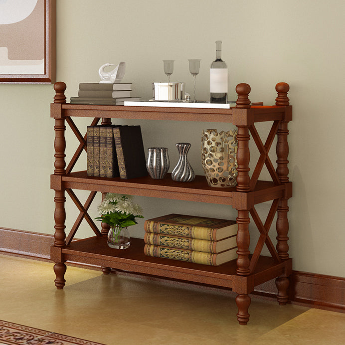 Rectangle Solid Wood Storage Bookshelf Nordic Study Room Bookcase