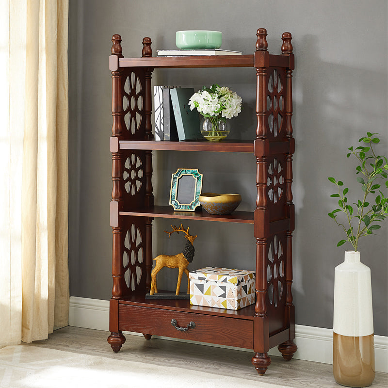 Rectangle Solid Wood Storage Bookshelf Nordic Study Room Bookcase