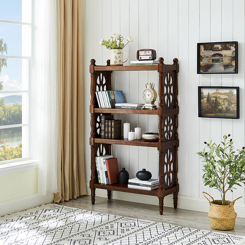 Rectangle Solid Wood Storage Bookshelf Nordic Study Room Bookcase