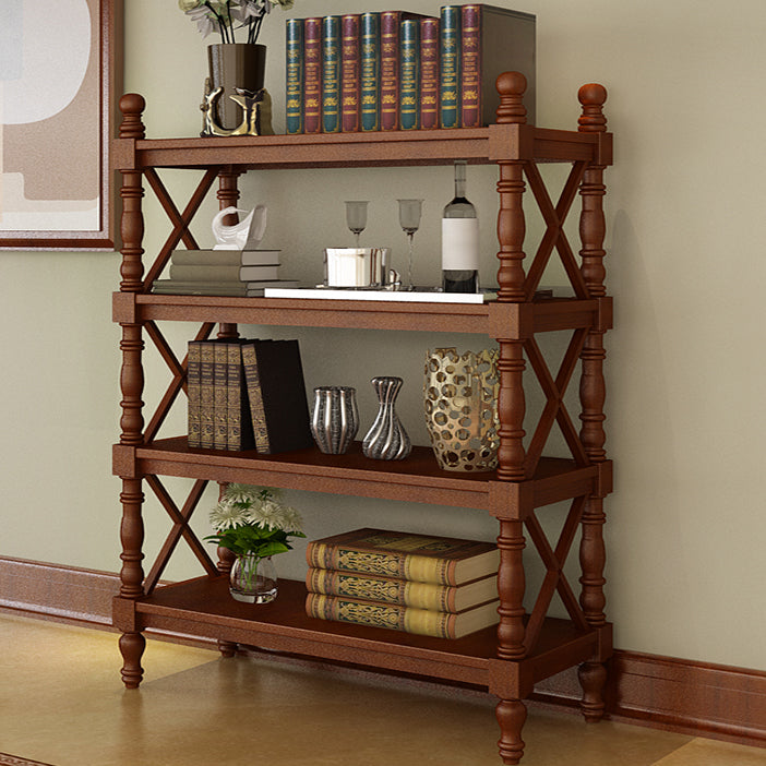 Rectangle Solid Wood Storage Bookshelf Nordic Study Room Bookcase