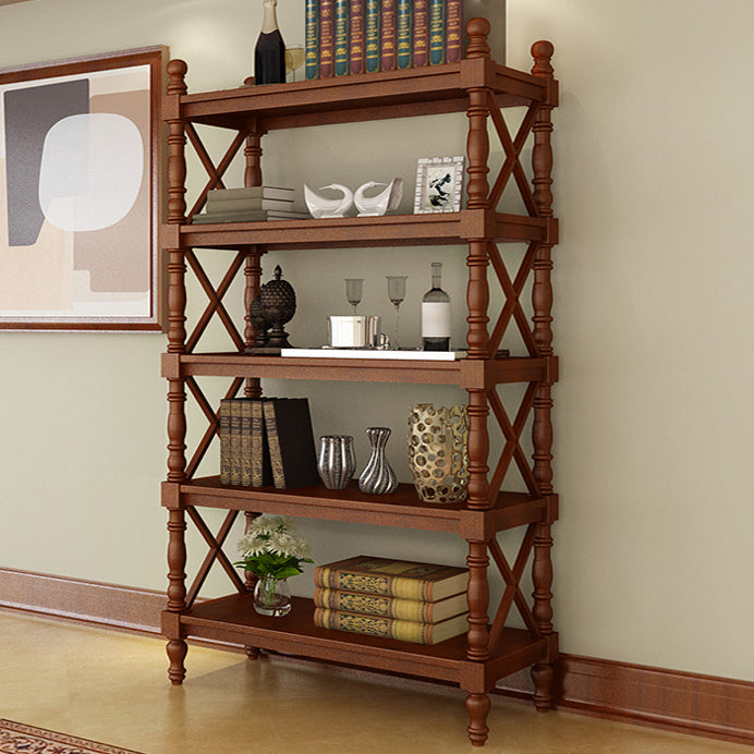Rectangle Solid Wood Storage Bookshelf Nordic Study Room Bookcase
