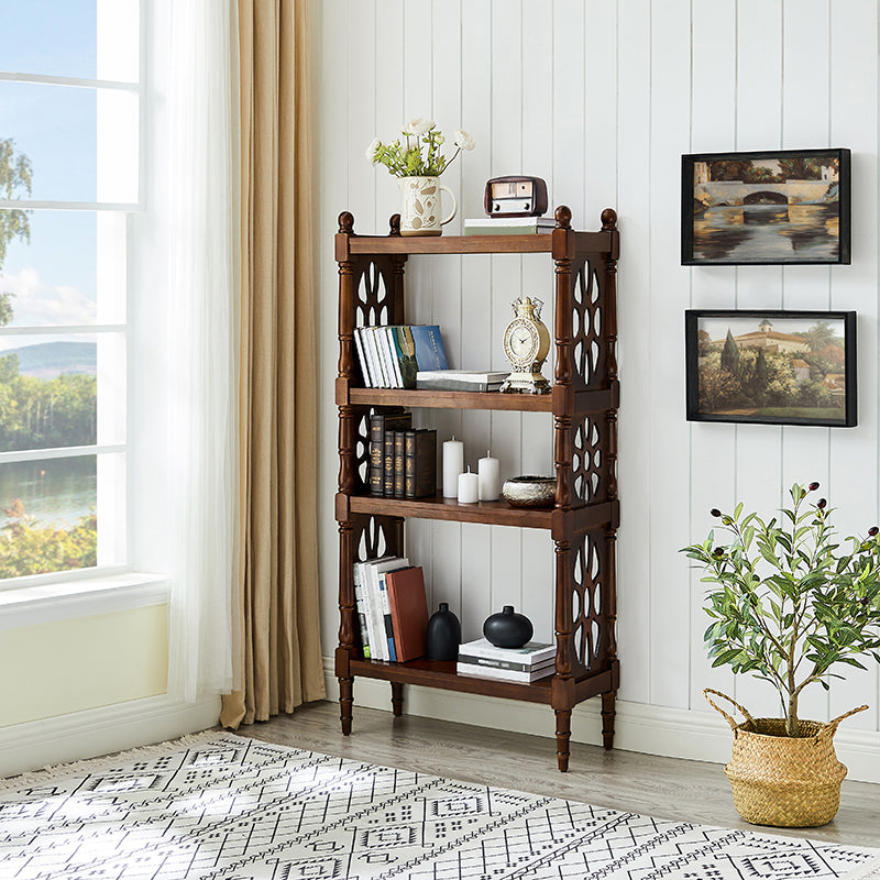 Rectangle Solid Wood Storage Bookshelf Nordic Study Room Bookcase