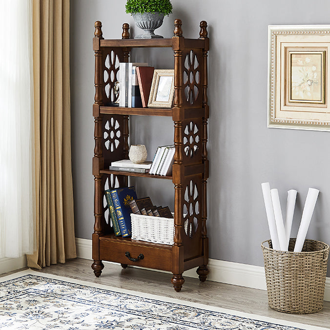 Rectangle Solid Wood Storage Bookshelf Nordic Study Room Bookcase