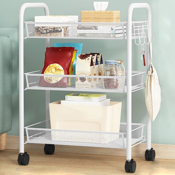 Modern Iron Bookcase, 10.5" W Geometric Bookshelf for Any Room