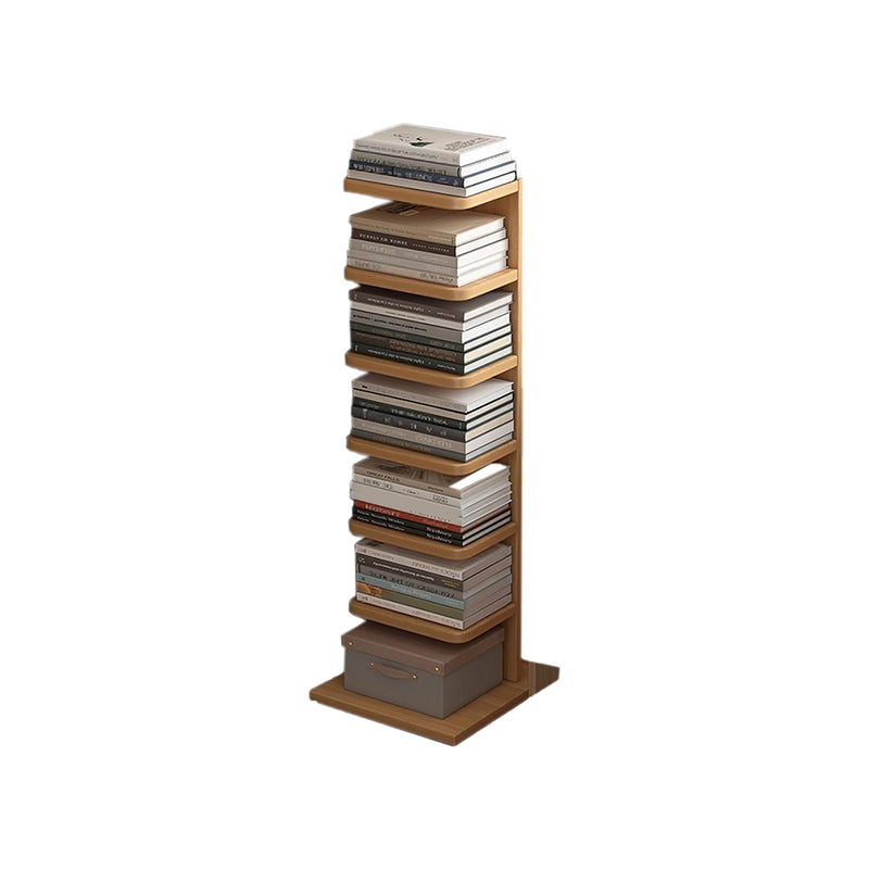13.78"W Bookcase Contemporary Style Bookshelf for Home and Office