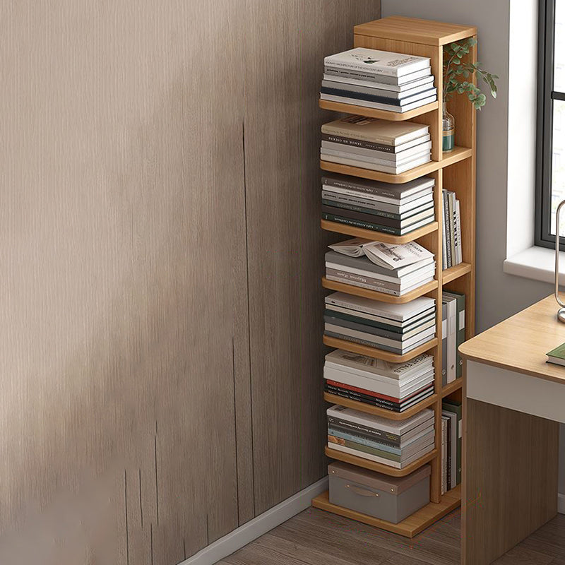 13.78"W Bookcase Contemporary Style Bookshelf for Home and Office