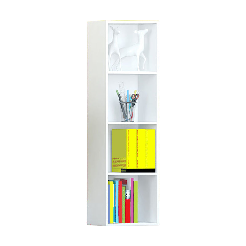 Modern Engineered Wood Bookcase Standard Closed Back Bookshelf