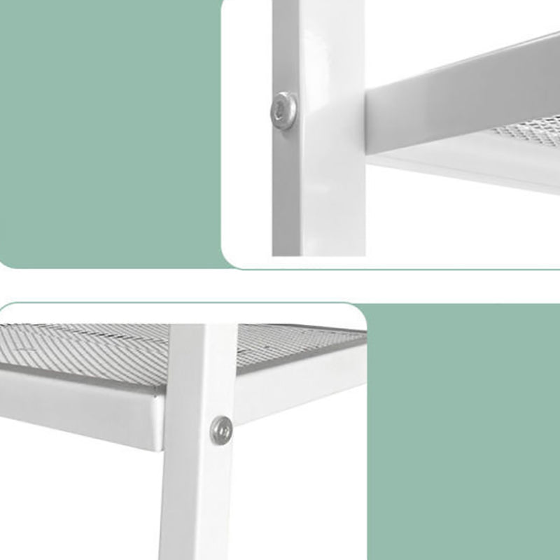 Contemporary Open Bookcase Metal Ladder Bookshelf for Kitchen