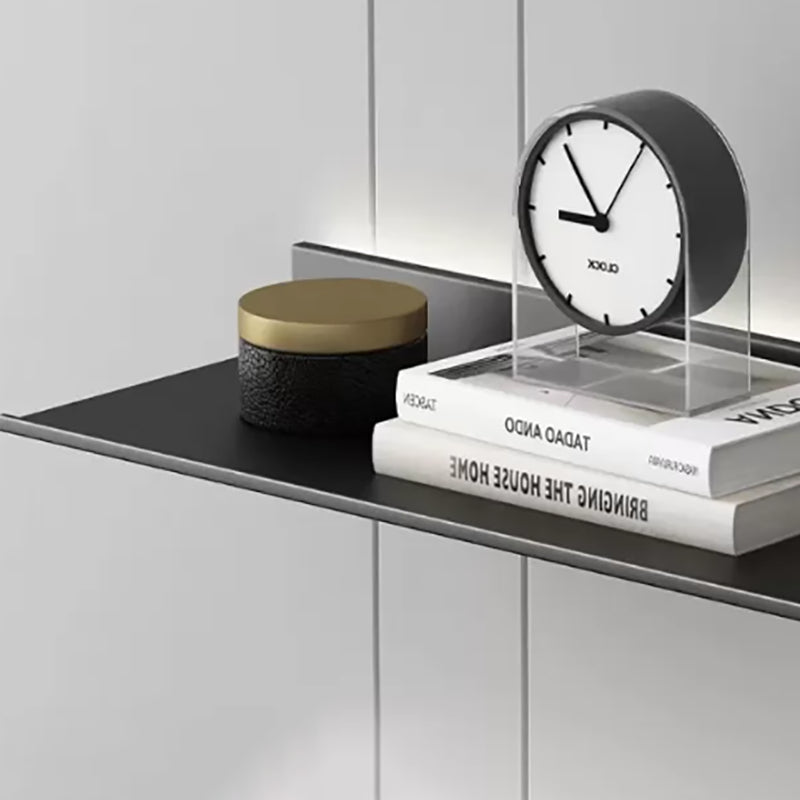 Modern Metal Bookcase Wall Mounted Floating Bookshelf for Living Room