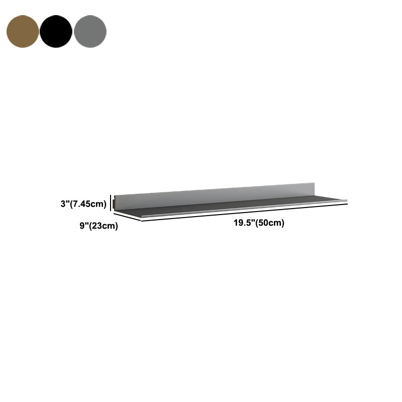 Modern Metal Bookcase Wall Mounted Floating Bookshelf for Living Room