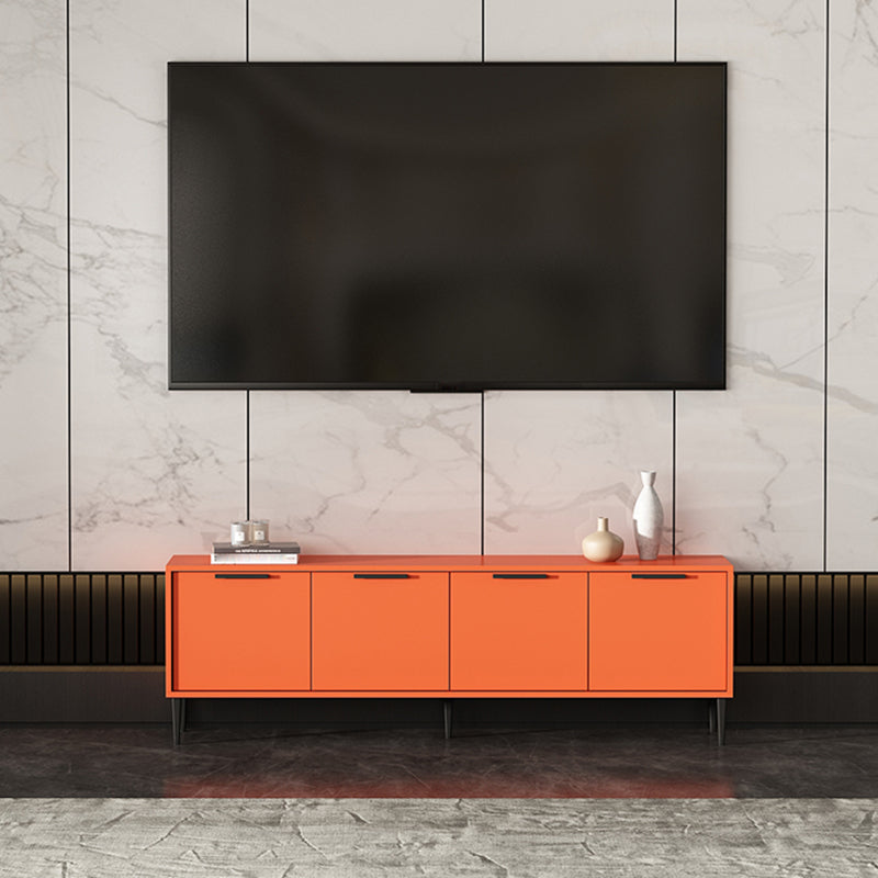 Engineered Wood TV Stand Scandinavian Enclosed Storage TV Cabinet