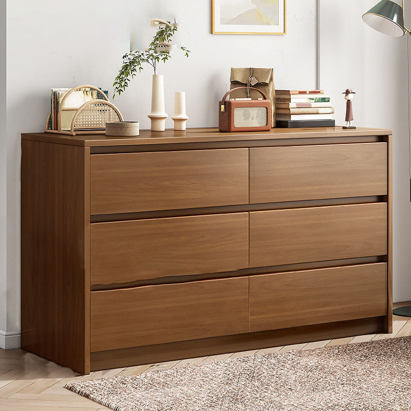 16" D Storage Chest Modern Wood Storage Chest in White and Brown